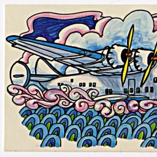 Image #1: postcard: Pan American World Airways, Boeing 314 Yankee Clipper