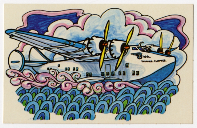 Postcard: Pan American World Airways, Boeing 314 Yankee Clipper