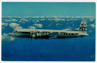 Image: postcard: Pan American World Airways, Douglas DC-6