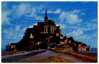Image: postcard: Pan American World Airways, Mont St. Michel, France