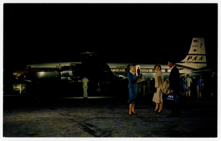 Image: postcard: Pan American World Airways, Douglas DC-7C