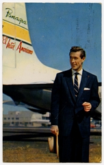 Image: postcard: Panagra (Pan American-Grace Airways), Douglas DC-6 El Inter Americano, Peru