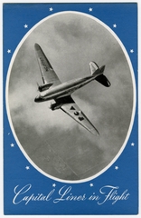 Image: postcard: Pennsylvania Central Airlines, Douglas DC-3
