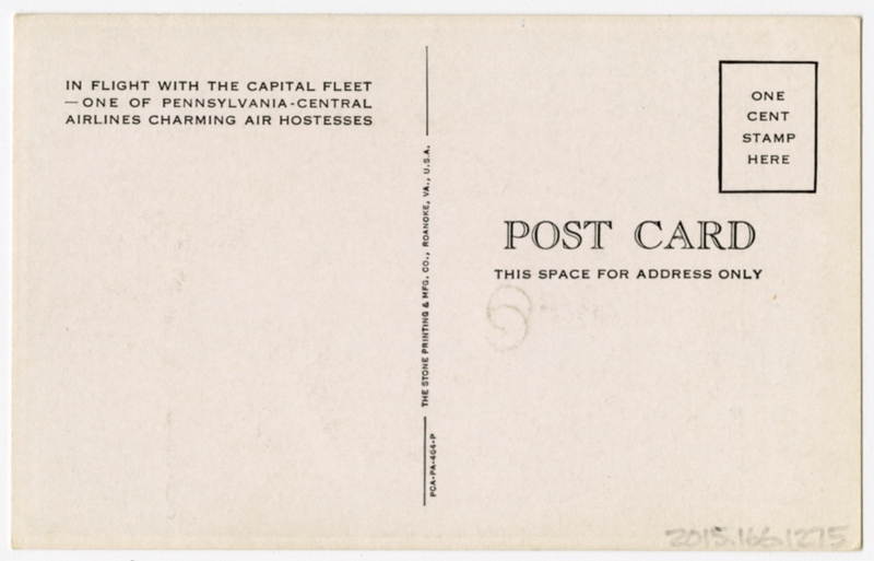 Image: postcard: Pennsylvania Central Airlines