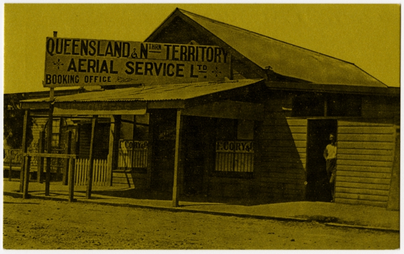 Image: postcard: Qantas Airways, office, Australia