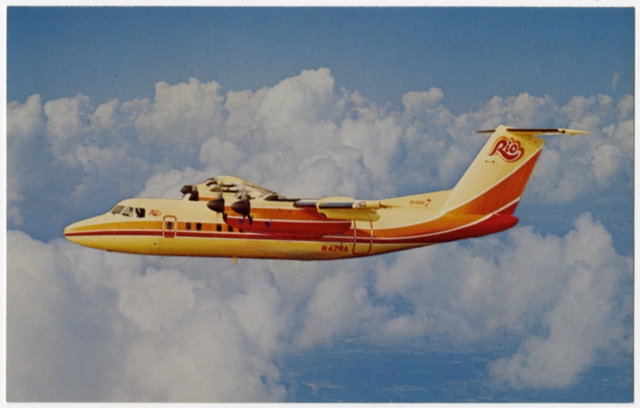 Postcard: Rio Airways, de Havilland DHC-7 Dash-7