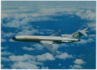 Image: postcard: Royal Air Maroc, Boeing 727-200