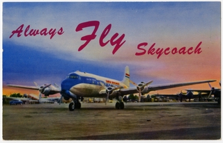 Image: postcard: Great Lakes Airlines, Douglas DC-6