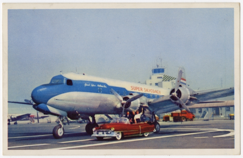 Image: postcard: Great Lakes Airlines, Douglas DC-6