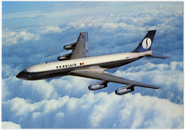 Postcard: Sobelair, Boeing 707