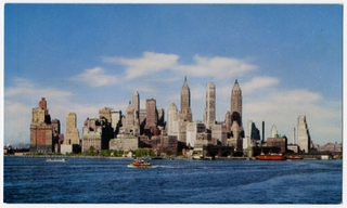 Image: postcard: United Air Lines, New York City