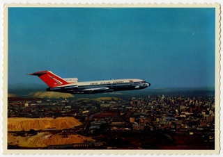 Image: postcard: South African Airways (SAA), Boeing 727, Johannesburg 