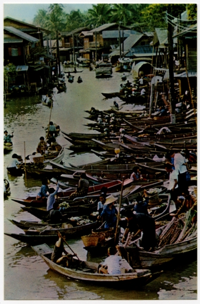 Image: postcard: Thai International Airways, Bangkok