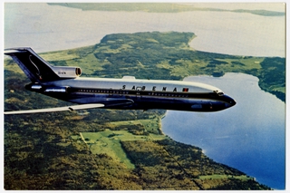 Image: postcard: Sabena Belgian Air Lines, Boeing 727
