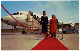 Image: postcard: Scandinavian Airlines System (SAS), Douglas DC-8