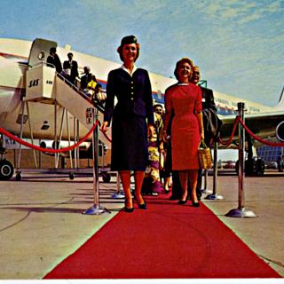 Image #1: postcard: Scandinavian Airlines System (SAS), Douglas DC-8