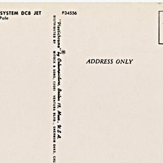 Image #2: postcard: Scandinavian Airlines System (SAS), Douglas DC-8