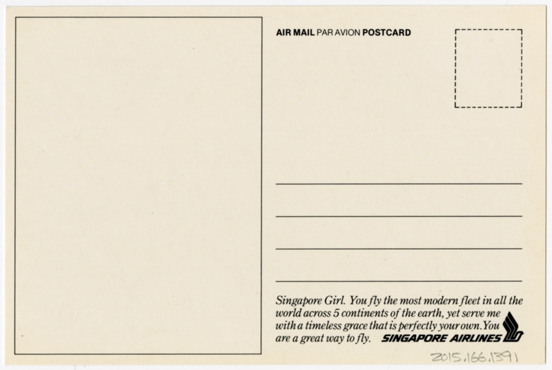 Image: postcard: Singapore Airlines, flight attendants