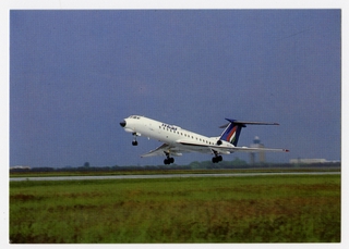Image: postcard: Malév Hungarian Airlines, Tupolev Tu-134