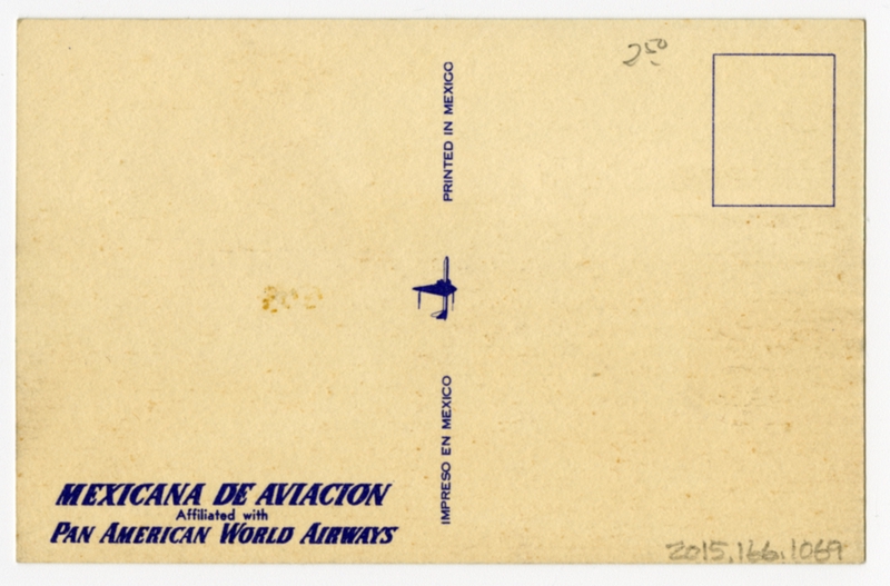Image: postcard: Mexicana de Aviación, Douglas DC-6