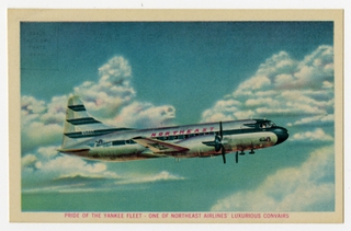 Image: postcard: Northeast Airlines, Convair 240