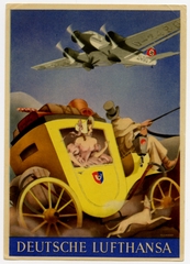 Image: postcard: Lufthansa, Junkers Ju 52