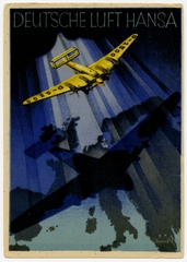 Image: postcard: Lufthansa, Junkers G.38