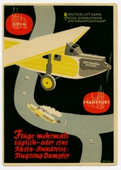 Image: postcard: Lufthansa, BFW M.20