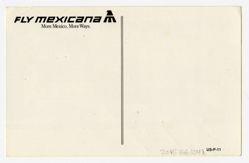 Image: postcard: Mexicana Airlines