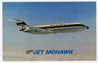 Image: postcard: Mohawk Airlines, BAC One-Eleven