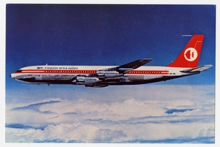 Image: postcard: Malaysian Airline System (MAS), Boeing 707