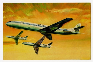 Image: postcard: VARIG, Sud Aviation Caravelle