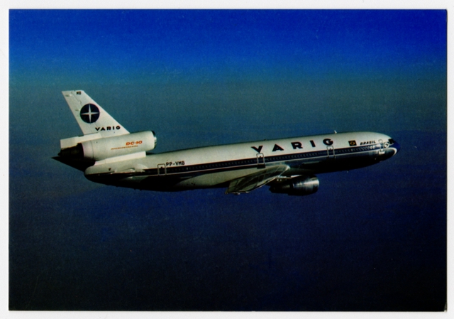 Postcard: VARIG, McDonnell Douglas DC-10