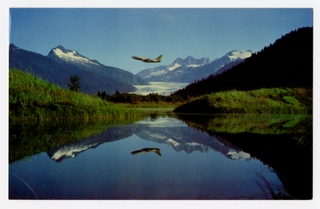Image: postcard: Wien Air Alaska, Boeing 737, Alaska