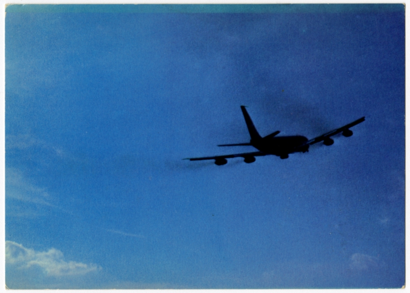 Image: postcard: Lufthansa, Boeing 707