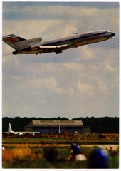 Image: postcard: Lufthansa, Boeing 727