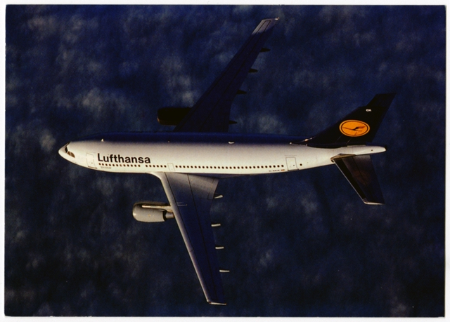 Postcard: Lufthansa, Airbus A310-200