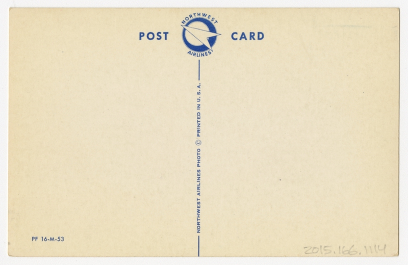 Image: postcard: Northwest Airlines