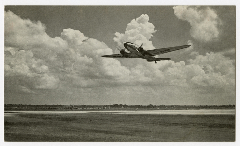 Image: postcard: Northwest Airlines, Douglas DC-3
