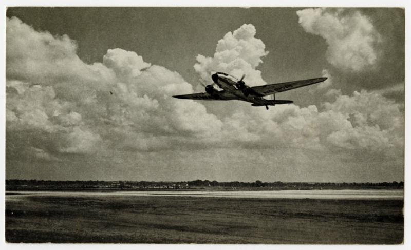 Image: postcard: Northwest Airlines, Douglas DC-3