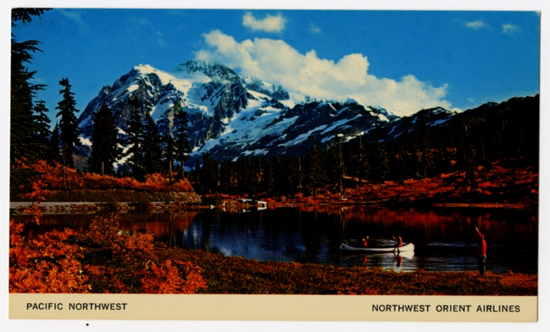 Image: postcard: Northwest Orient Airlines