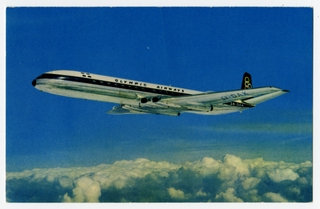 Image: postcard: Olympic Airways, de Havilland Comet 4B