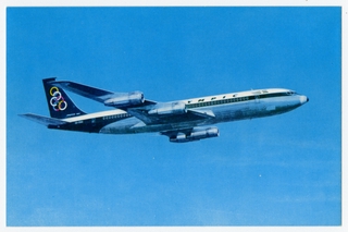 Image: postcard: Olympic Airways, Boeing 707-320