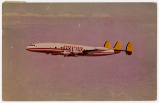 Image: postcard: Transocean Air Lines, Lockheed L-1049H Constellation