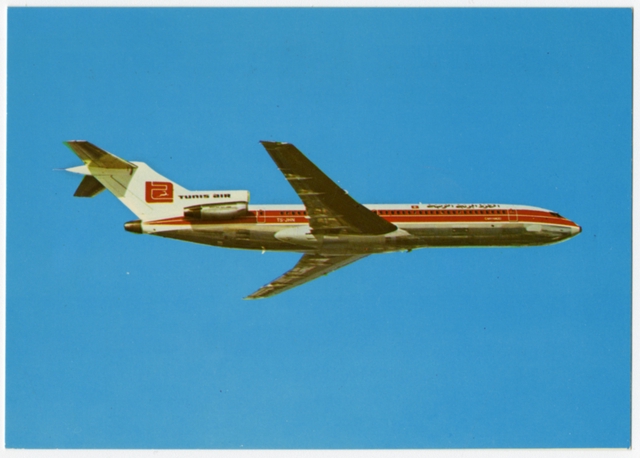 Postcard: Tunis Air, Boeing 727-200