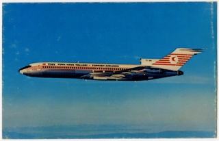 Image: postcard: Turkish Airlines, Boeing 727-200