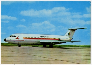 Image: postcard: TAROM (Romanian Air Transport), BAC One-Eleven