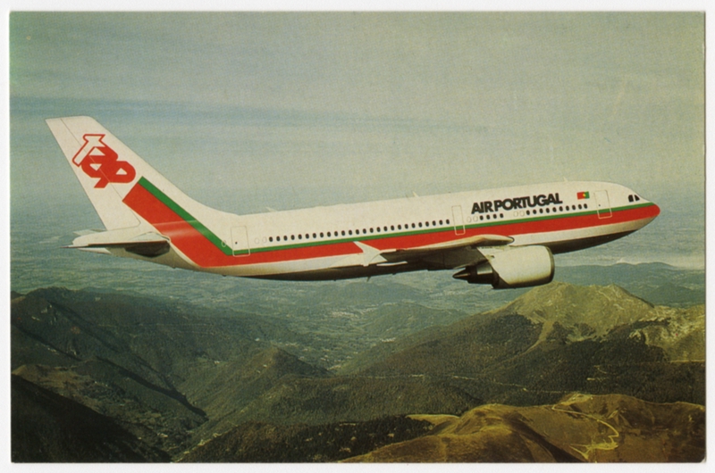 Image: postcard: TAP Air Portugal, Airbus A310-300