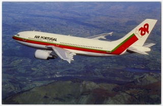 Image: postcard: TAP Air Portugal, Airbus A310-300