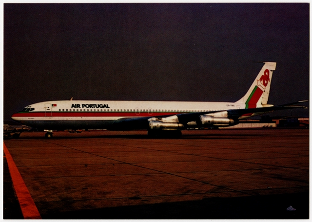 Postcard: TAP Air Portugal, Boeing 707-382B